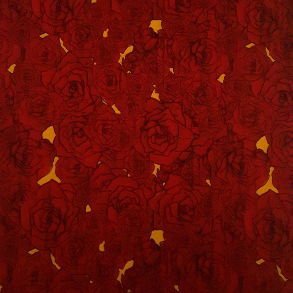 LuLaRoe Red Floral Dress New Size Small - Picture 2 of 4